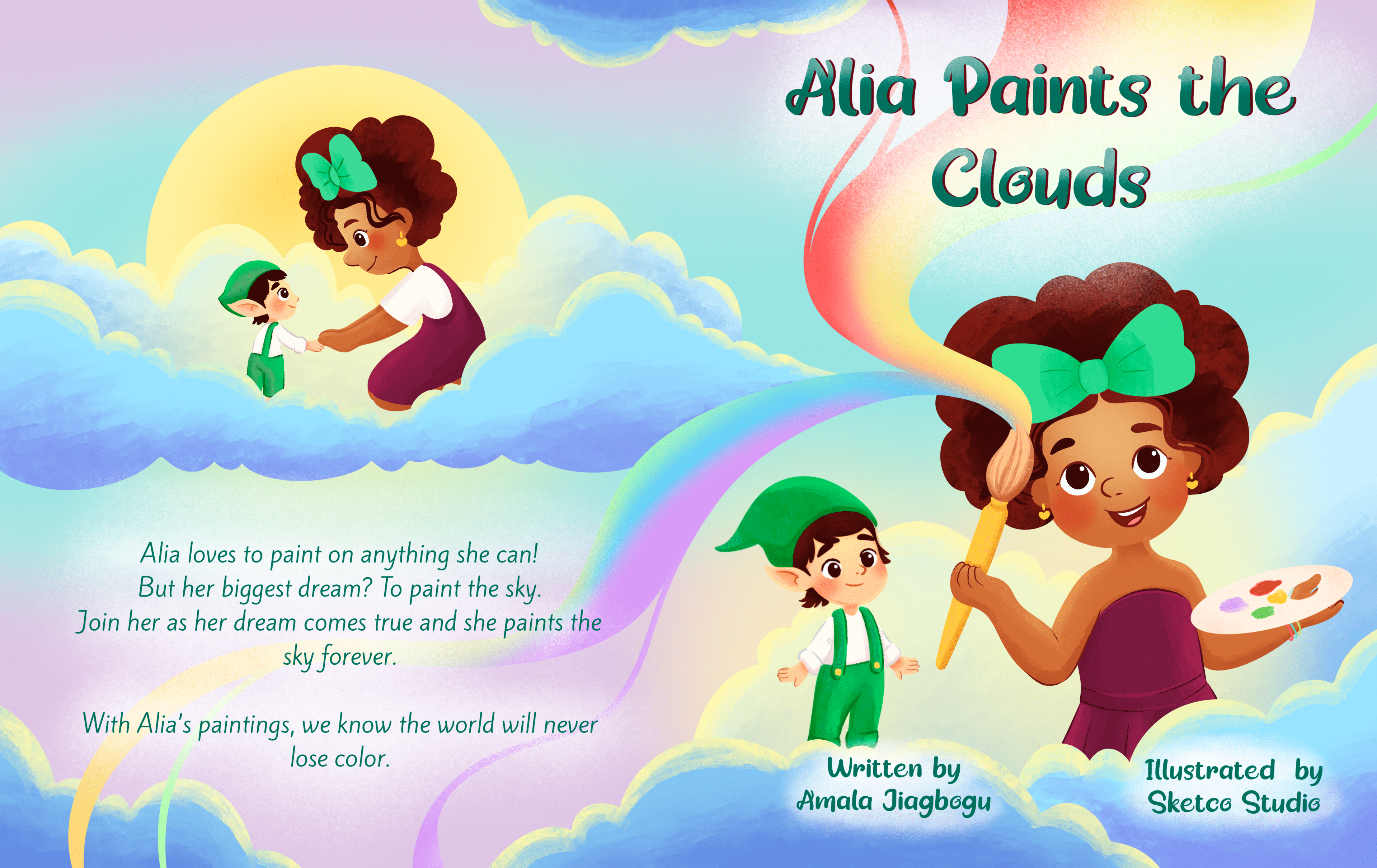 Book cover: Alia Paints the Clouds